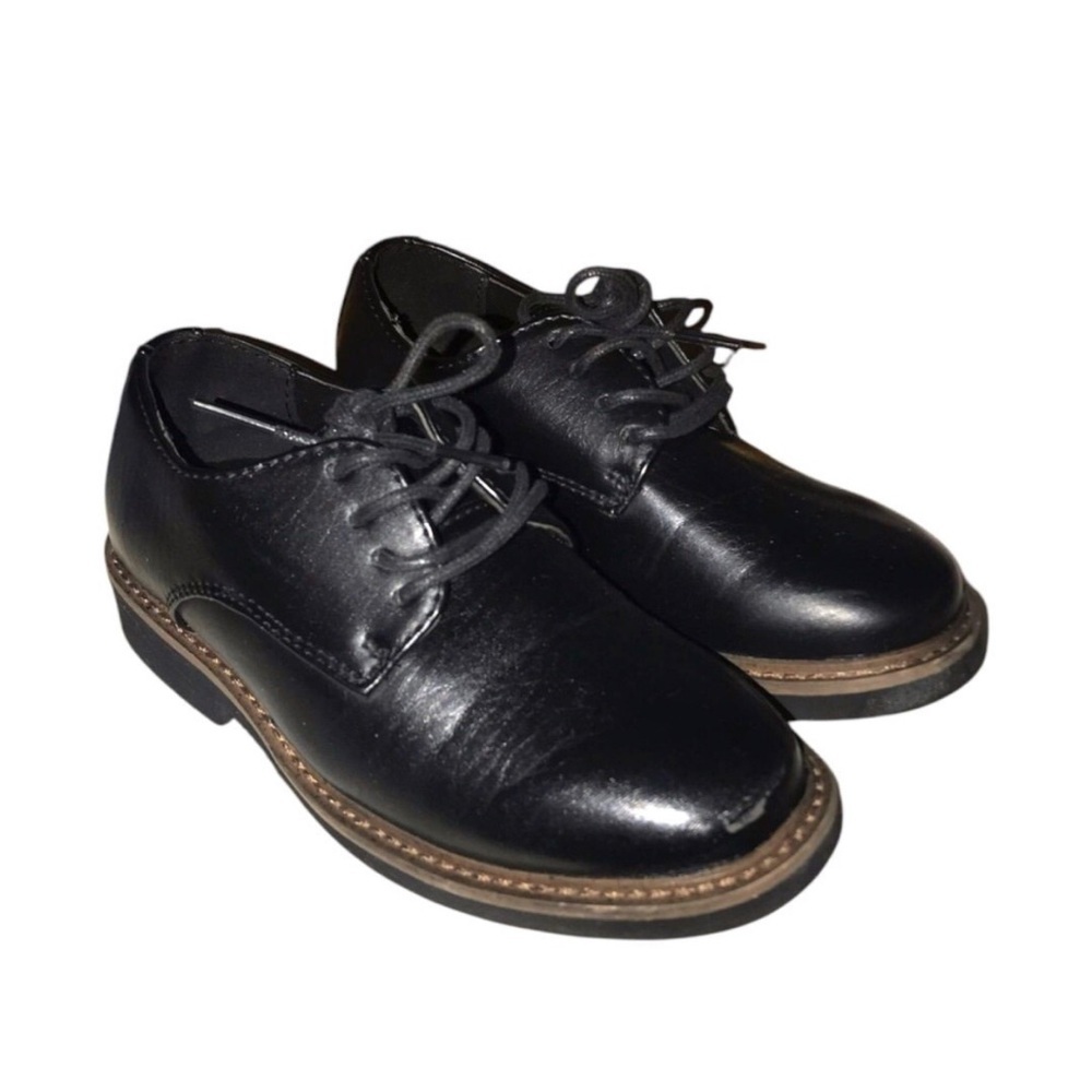 Deer Stags Kids’ Denny Lace-Up Dress Comfort Oxford‎ In Black Size 11M​ - Picture 2 of 12